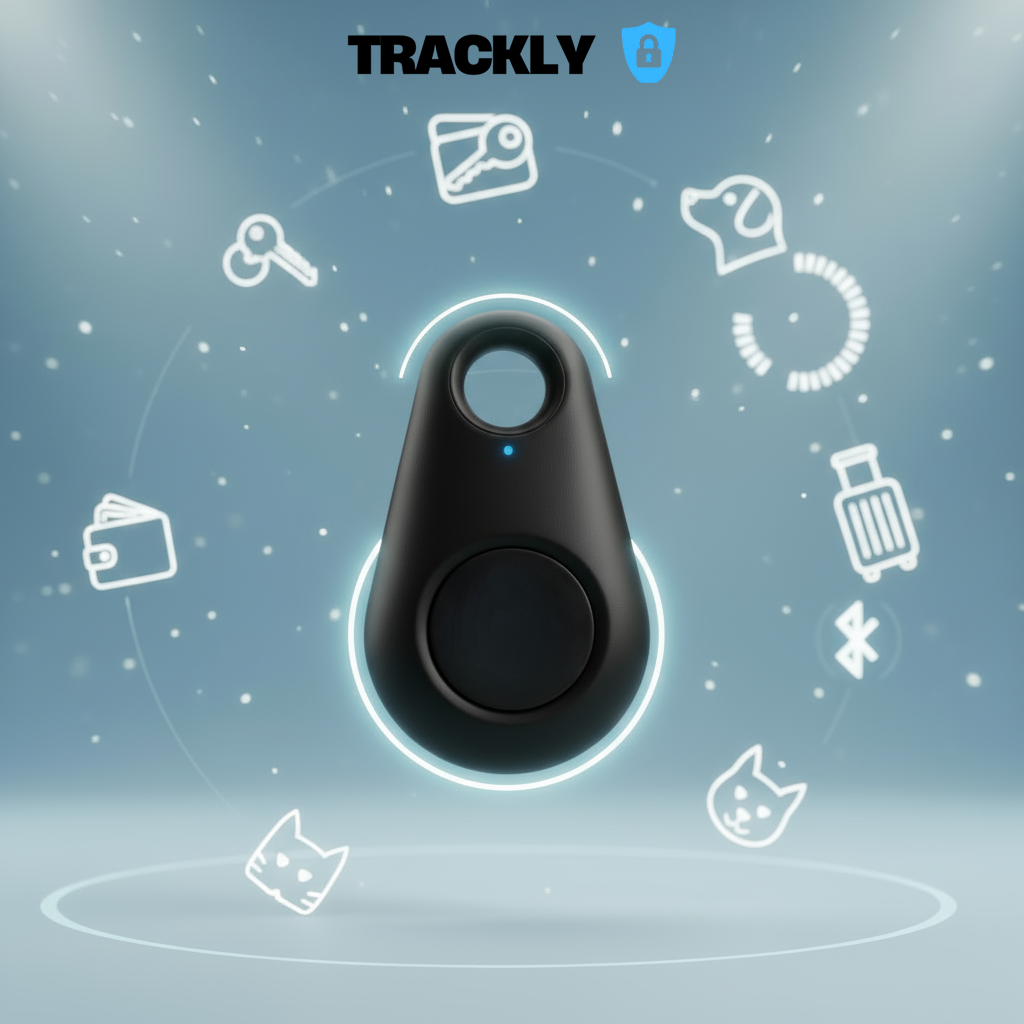 Trackly Mini™ – Mascotas, llaves, maletas.