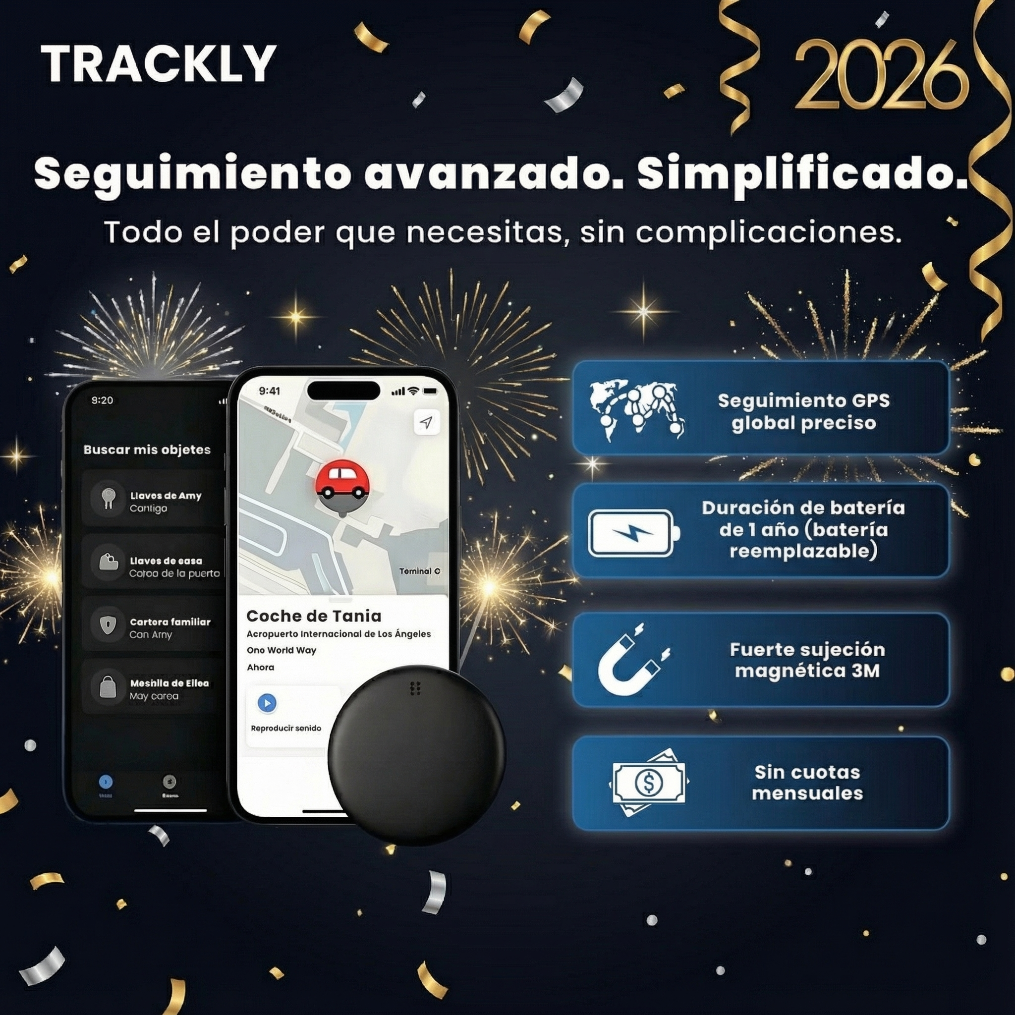 Trackly™ – No solo un localizador GPS para coches. Tu buscador de todo.