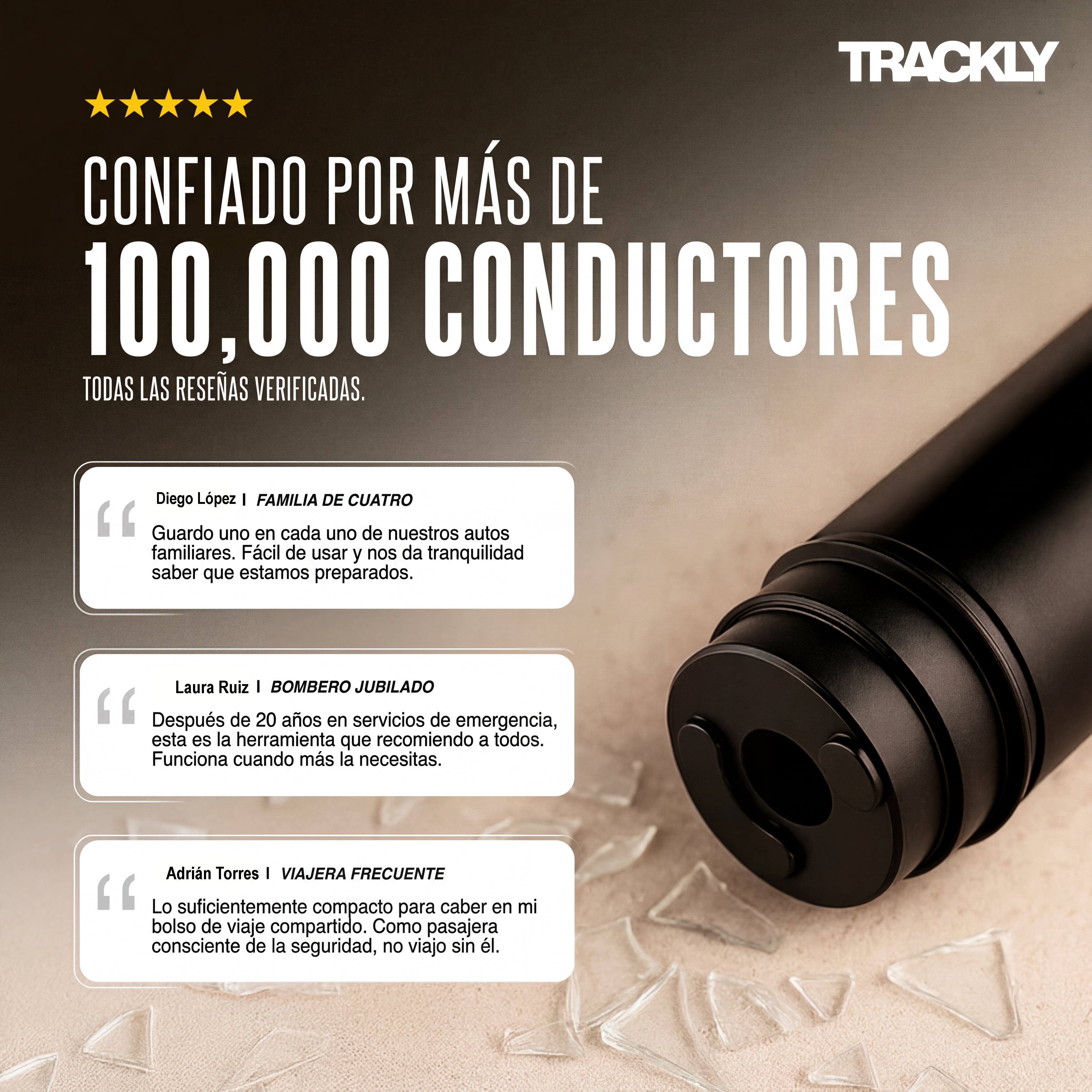 Martillo de Emergencia Trackly™