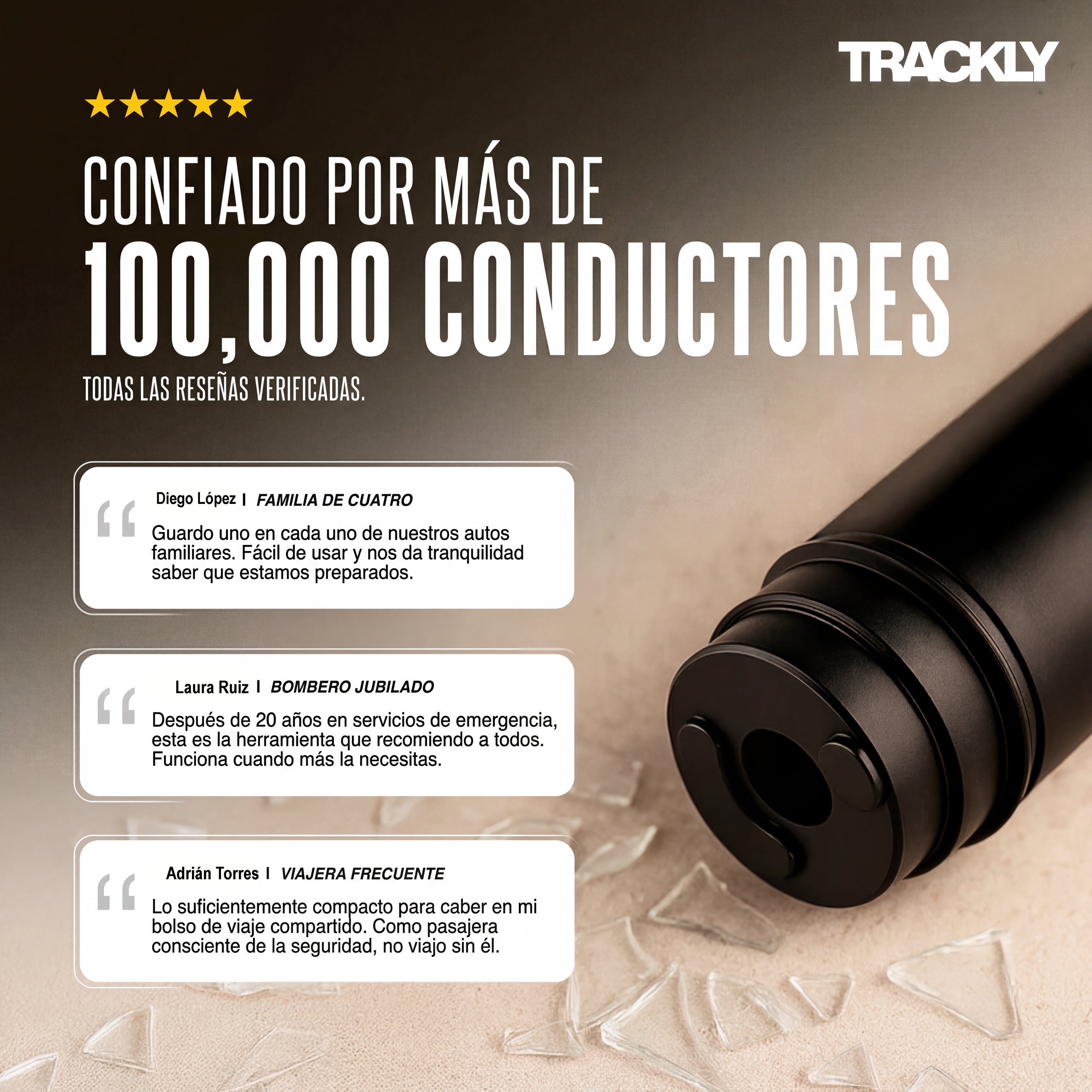 Martillo de Emergencia Trackly™