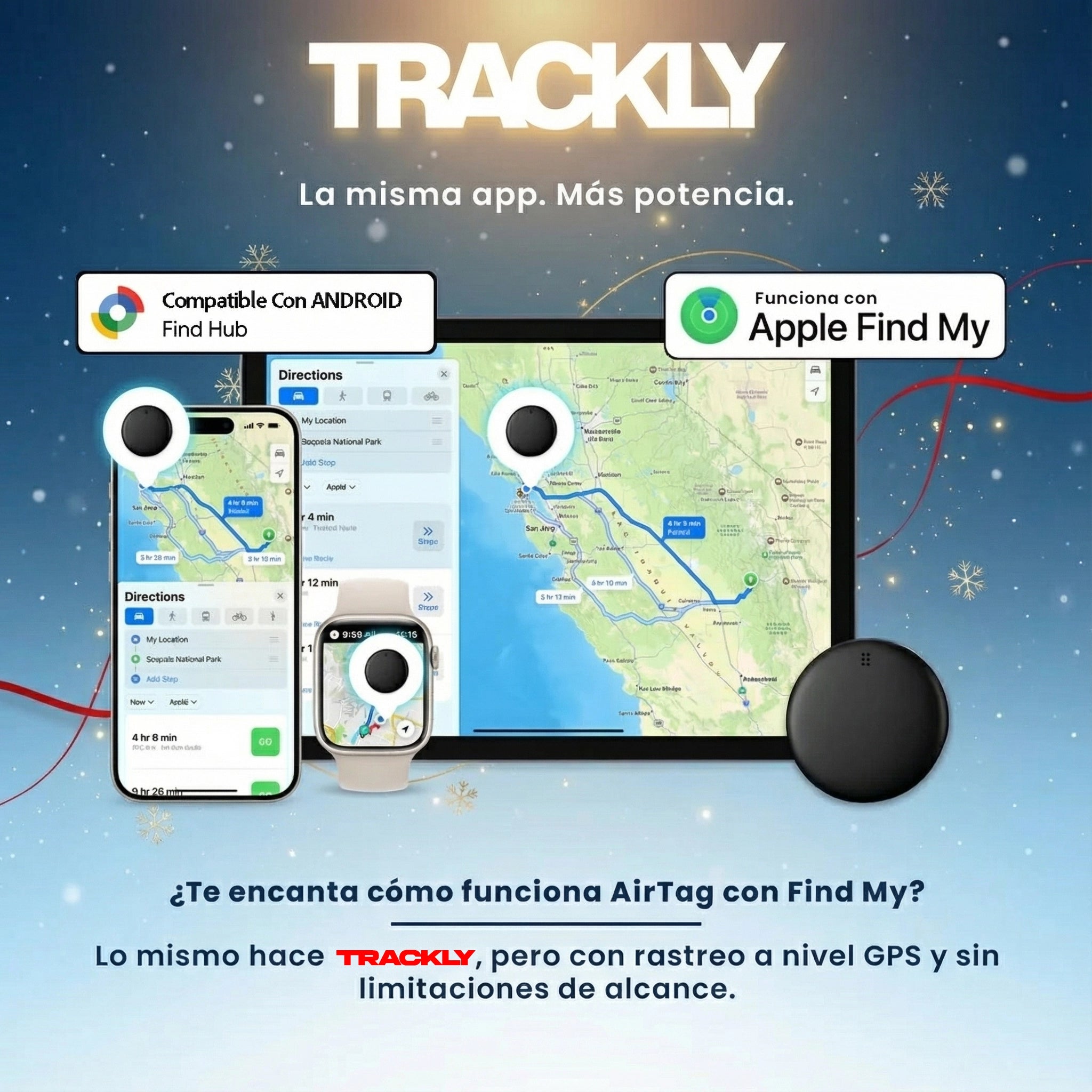 Trackly™ – No solo un localizador GPS para coches. Tu buscador de todo.