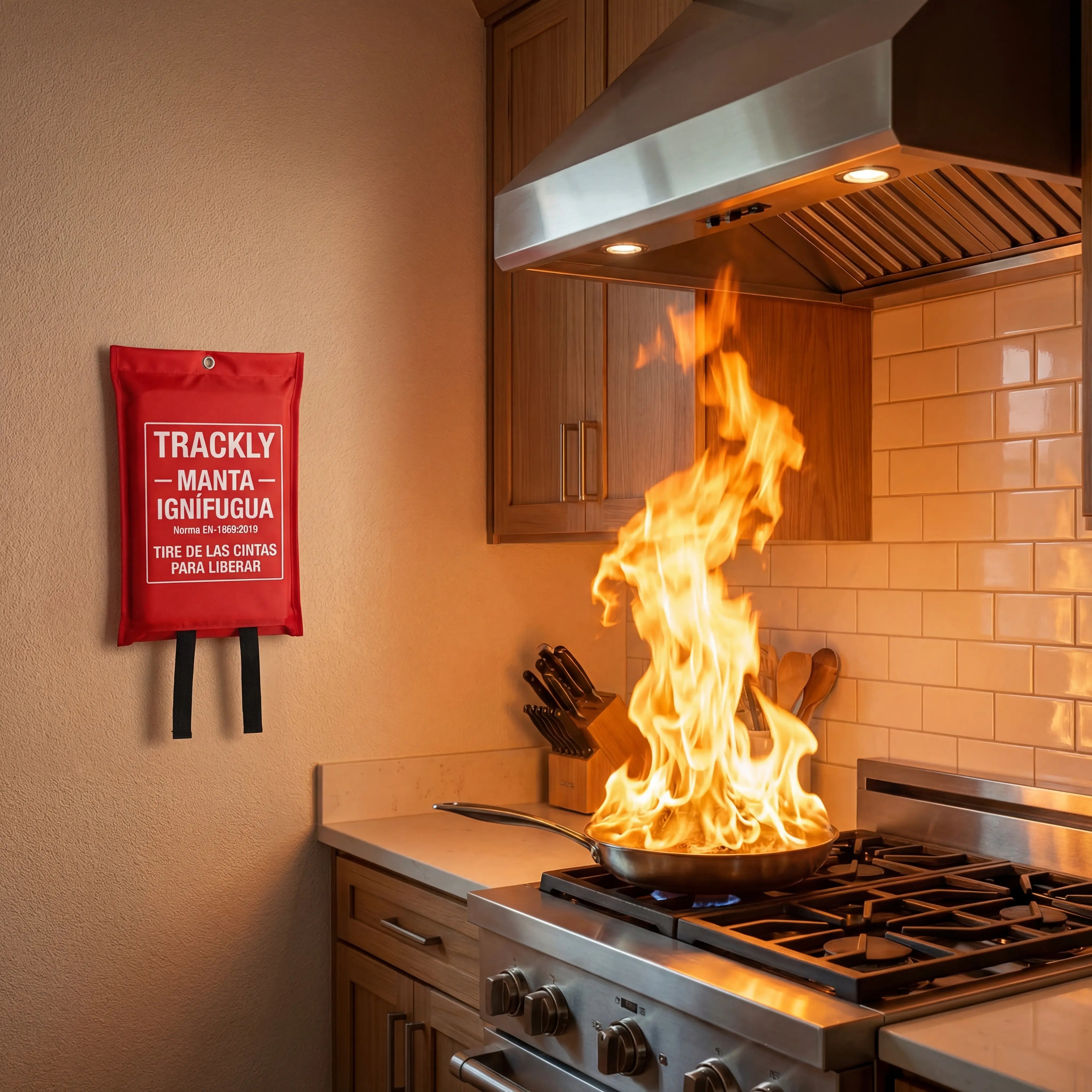 Manta Ignífuga Emergencia Trackly™