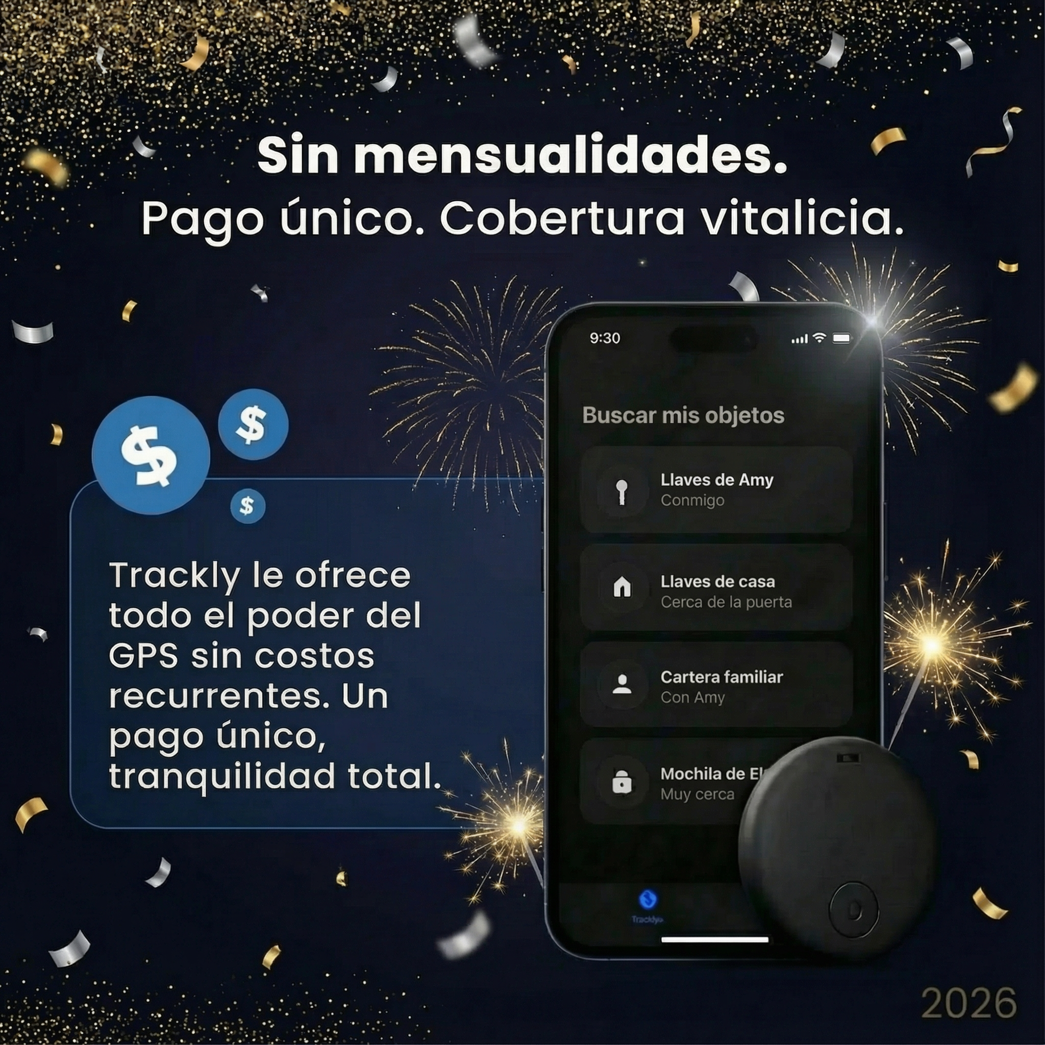 Trackly™ – No solo un localizador GPS para coches. Tu buscador de todo.